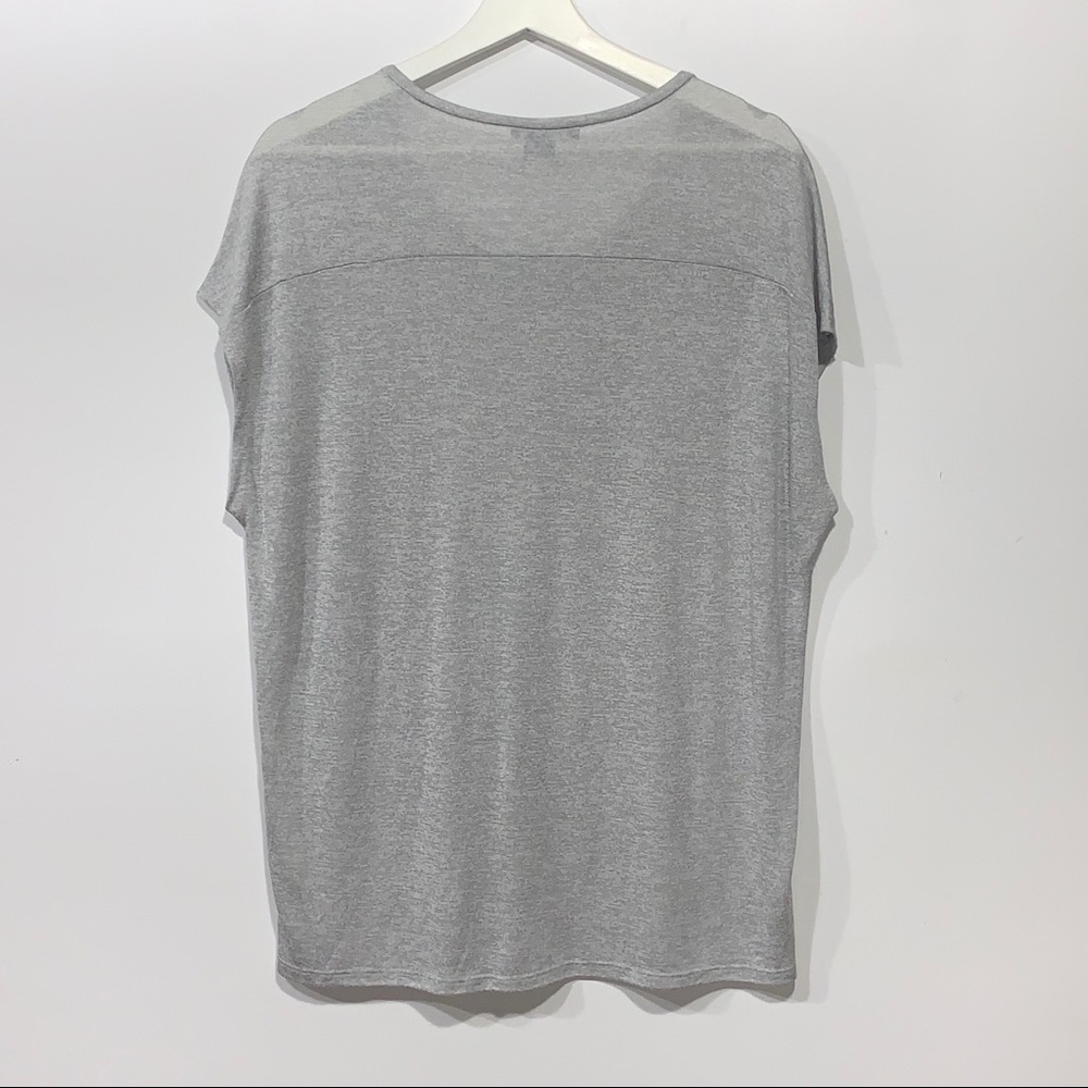 Vince Knit Top Lightweight Sz M Gray - Picture 4 of 10